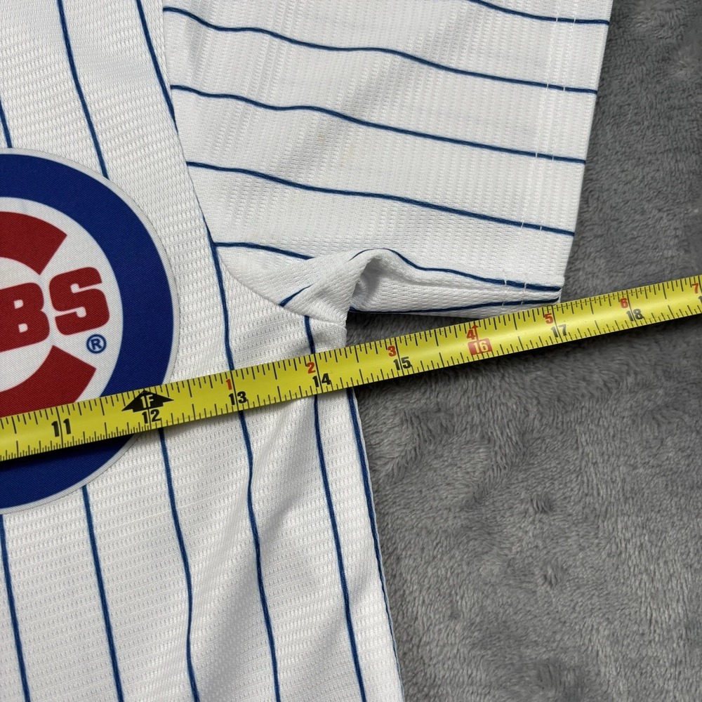 Nike Chicago Cubs Pinstripe Baseball Jersey Kids Youth Medium 5/6* - Picture 6 of 8